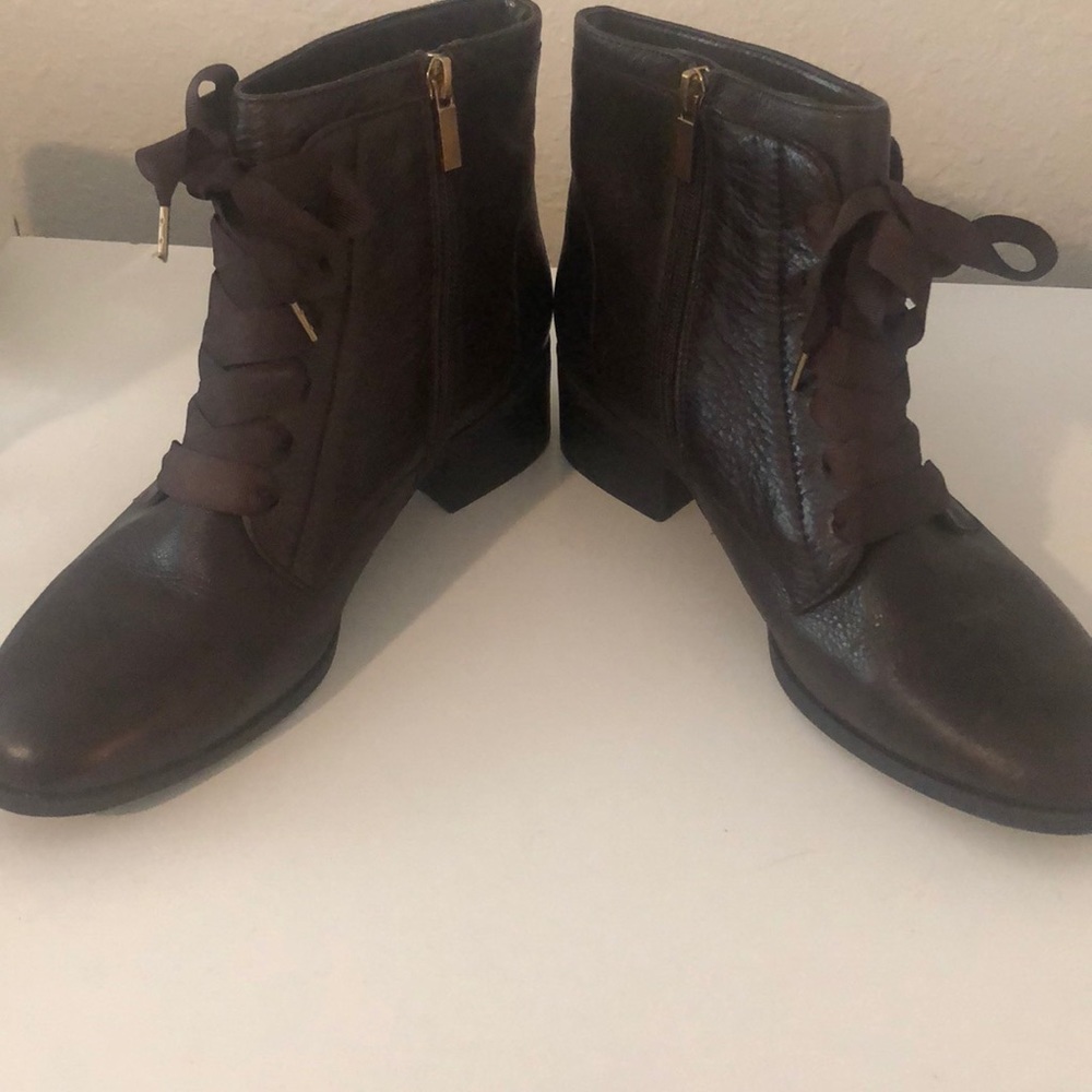 Brand New condition Nine West Dark Brown Booties